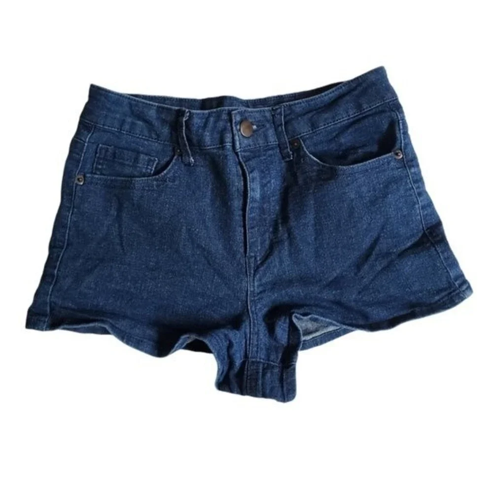 Forever 21 blue jean denim shorts sz 28